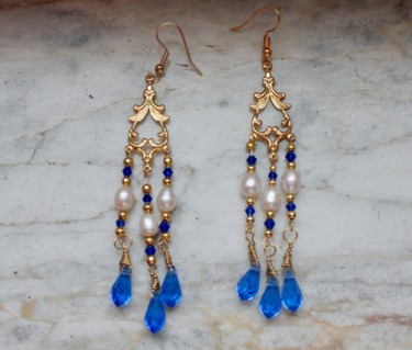 Boucles d'oreilles chandelier